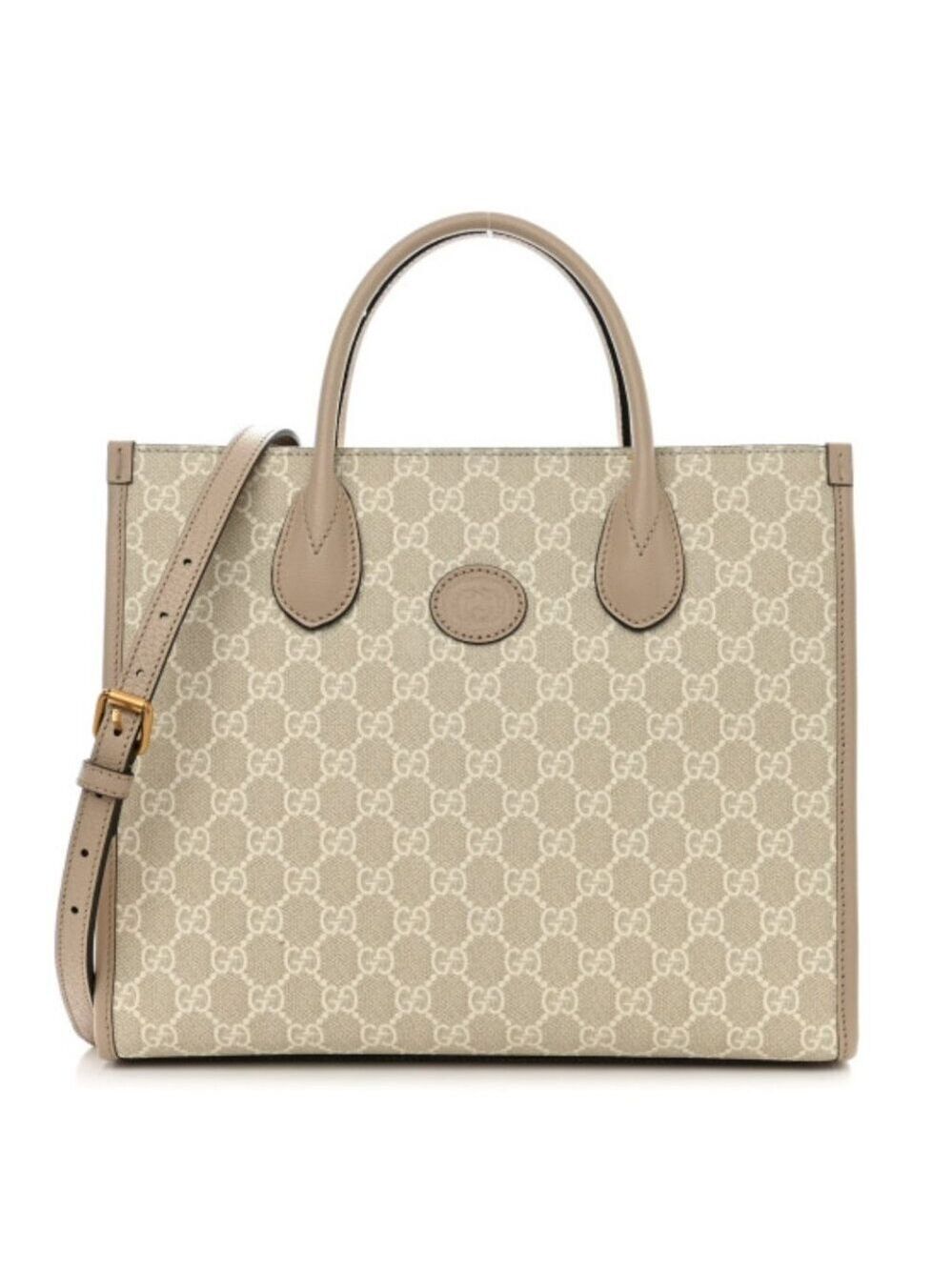 Gucci GG Leather Tote Bag 999-020825